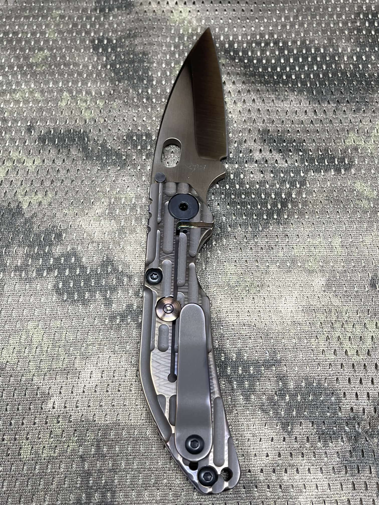 Dwyer Custom Goods Bbnm, Pike, One Side Grind Thermal Gunmetal - Tts 